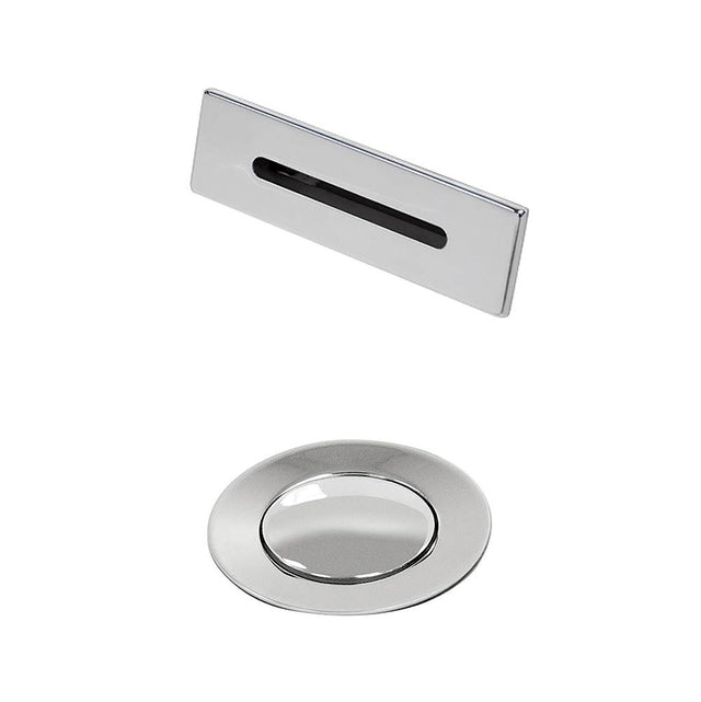 Wyndham Collection - Wyndham Collection Polished Chrome Universal Square Bathtub Trim Kit