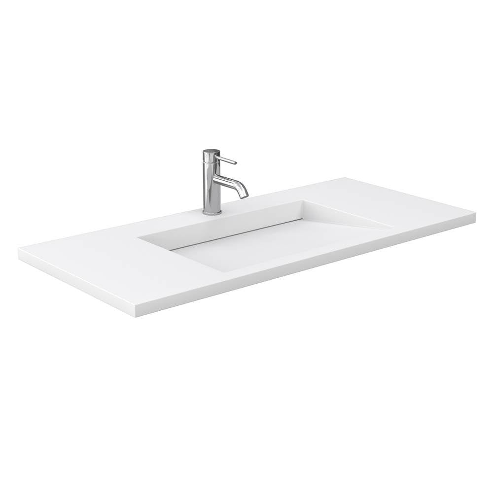Miranda 48 Inch Single Bathroom Vanity in White