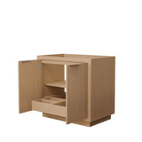 Maroni 36 Inch Single Bathroom Vanity in Light Straw, No Countertop, No Sink