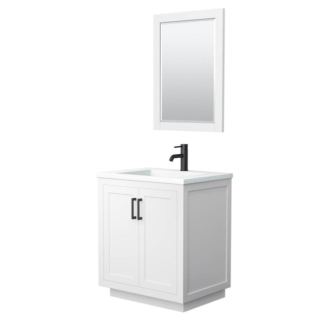 Wyndham Collection - Miranda 30 Inch Single Bathroom Vanity in White