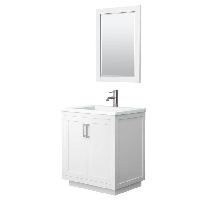 Wyndham Collection - Miranda 30 Inch Single Bathroom Vanity in White