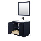 Miranda 36 Inch Single Bathroom Vanity in Dark Blue