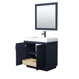 Miranda 36 Inch Single Bathroom Vanity in Dark Blue