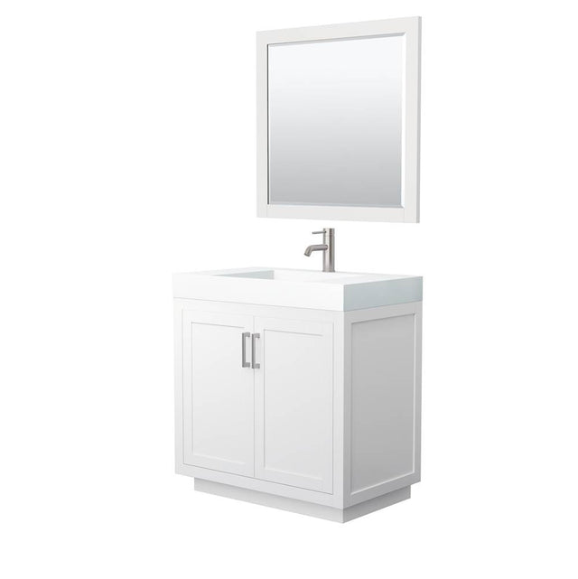 Wyndham Collection - Miranda 36 Inch Single Bathroom Vanity in White