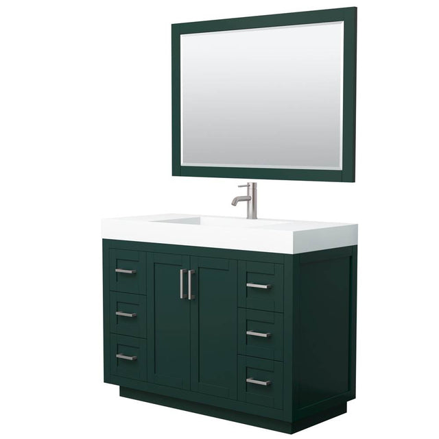 Wyndham Collection - Miranda 48 Inch Single Bathroom Vanity in Green