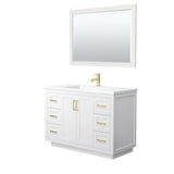 Wyndham Collection - Miranda 48 Inch Single Bathroom Vanity in White