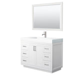 Wyndham Collection - Miranda 48 Inch Single Bathroom Vanity in White