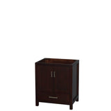 Wyndham Collection - Sheffield 30 Inch Single Bathroom Vanity in Espresso, No Countertop, No Sink, and No Mirror - Espresso