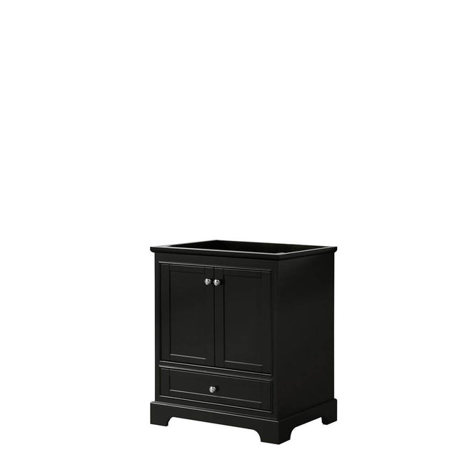 Wyndham Collection - Deborah 30 Inch Single Bathroom Vanity in Dark Espresso, No Countertop, No Sink, and No Mirror - Dark Espresso