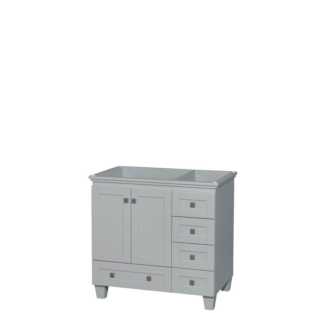 Wyndham Collection - Acclaim 36 Inch Single Bathroom Vanity in Oyster Gray, No Countertop, No Sink, and No Mirror - Oyster Gray