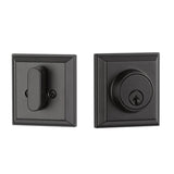 Yale Expressions - Yale Ellington Single Cylinder Deadbolt, Flat Black - Flat Black