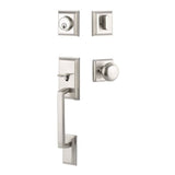 Yale Expressions - Yale Ellington Single Cylinder Entry Set, Walker Knob, Weiser Keyway, Satin Nickel - Satin Nickel
