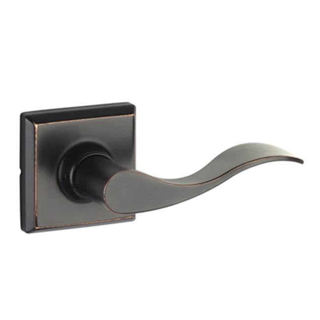 Yale Expressions - Yale Ellington Rosette with Keyed Brunswick Lever, Weiser Keyway, Oil Rubbed Bronze - Oil Rubbed Bronze