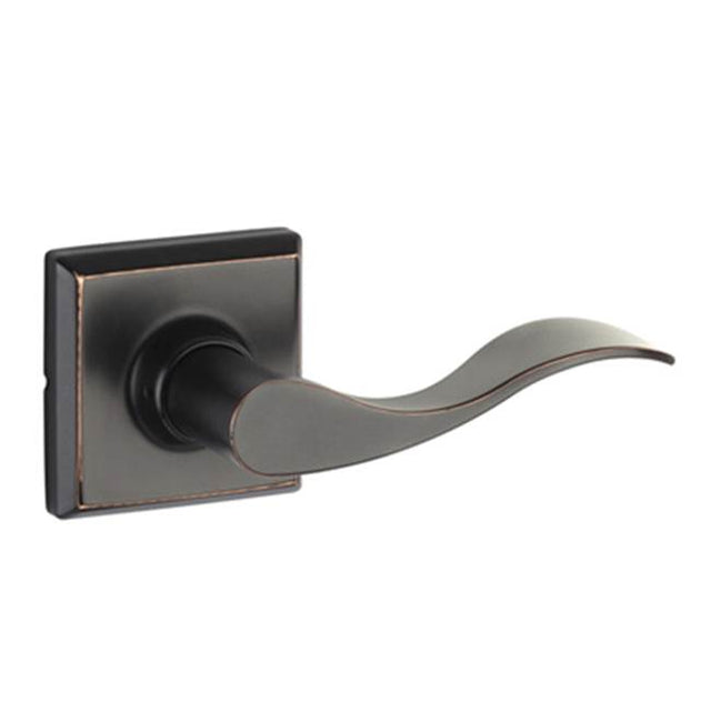 Yale Expressions - Yale Ellington Rosette with Keyed Brunswick Lever, Weiser Keyway, Oil Rubbed Bronze - Oil Rubbed Bronze