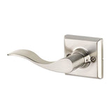 Yale Expressions - Yale Ellington Rosette with Keyed Brunswick Lever, Weiser Keyway, Satin Nickel - Satin Nickel