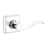 Yale Expressions - Yale Ellington Rosette with Keyed Brunswick Lever, Polished Chrome - Polished Chrome