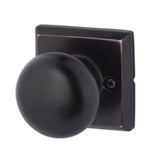 Yale Ellington Rosette with Keyed Walker Knob, Weiser Keyway, Oil Rubbed Bronze