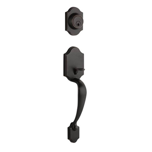 Yale Expressions - Yale Everly Single Cylinder Exterior Entry Set, Weiser Keyway, Oil Rubbed Bronze - Oil Rubbed Bronze