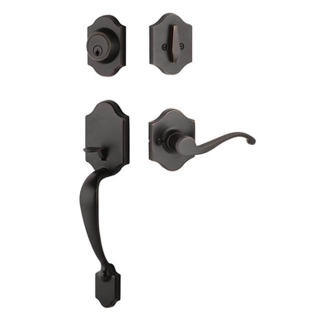 Yale Expressions - Yale Everly Single Cylinder Entry Set, Farmington Lever Left Handed, Oil Rubbed Bronze - Oil Rubbed Bronze