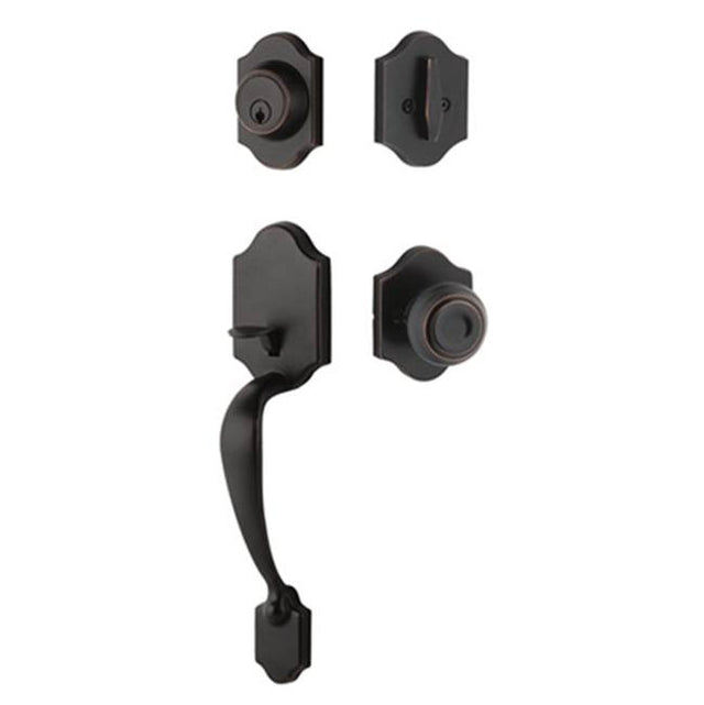 Yale Expressions - Yale Everly Single Cylinder Entry Set, Lewiston Knob, Kwikset Keyway, Oil Rubbed Bronze - Oil Rubbed Bronze