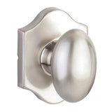 Yale Expressions - Yale Everly Rosette with Keyed Auburn Knob, Weiser Keyway, Satin Nickel - Satin Nickel
