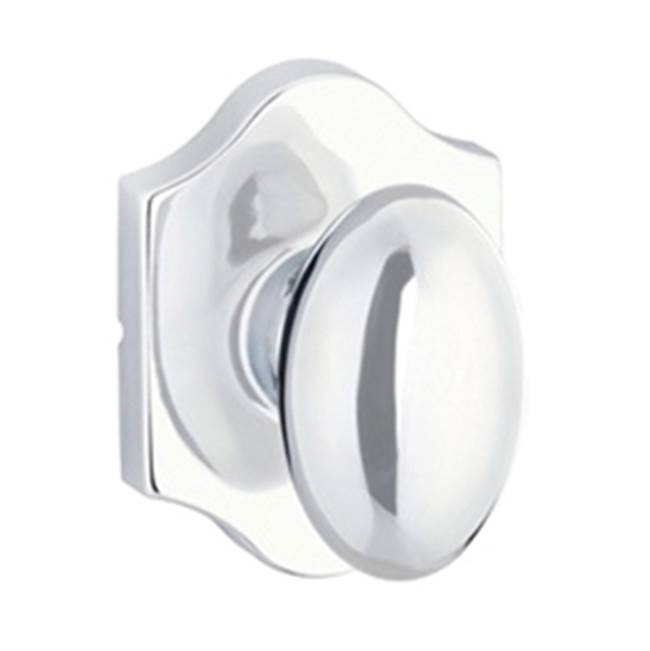 Yale Expressions - Yale Everly Rosette with Keyed Auburn Knob, Weiser Keyway, Polished Chrome - Polished Chrome