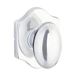 Yale Expressions - Yale Everly Rosette with Keyed Auburn Knob, Weiser Keyway, Polished Chrome - Polished Chrome