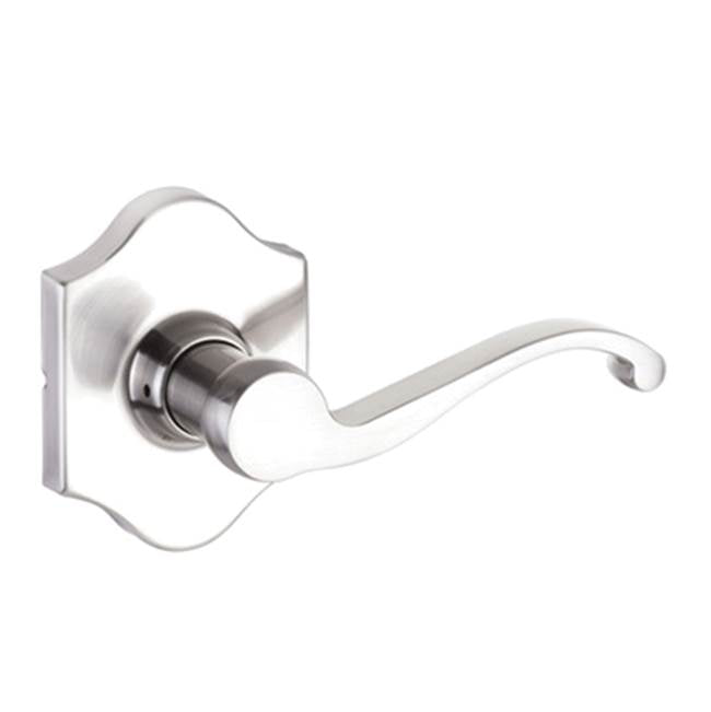 Yale Expressions - Yale Everly Rosette with Keyed Farmington Lever, Kwikset Keyway, Satin Nickel - Satin Nickel