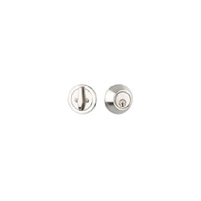 Yale Expressions - Yale Maguire Single Cylinder Deadbolt, Kwikset Keyway, Satin Nickel - Satin Nickel