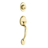 Yale Expressions - Yale Maguire Single Cylinder Exterior Entry Set, Kwikset Keyway, Polished Brass - Polished Brass