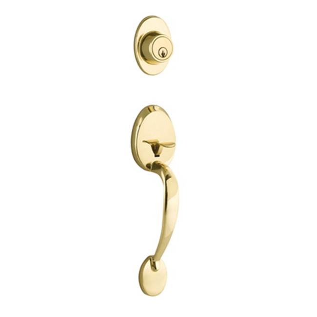 Yale Expressions - Yale Maguire Single Cylinder Exterior Trim, Polished Brass - Polished Brass
