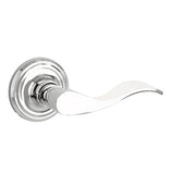 Yale Expressions - Yale Maguire Rosette with Passage Brunswick Lever, Polished Chrome - Polished Chrome