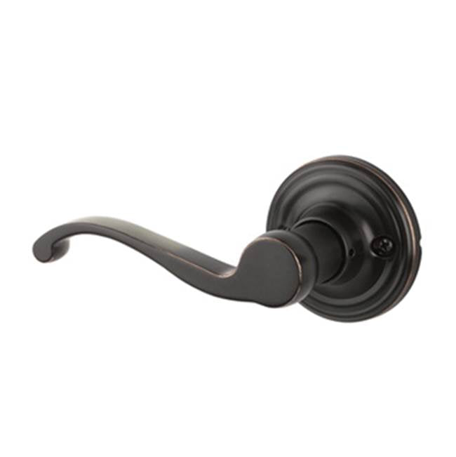 Yale Maguire Rosette with Passage Farmington Lever, Oil Rubbed Bronze