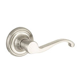 Yale Expressions - Yale Maguire Rosette with Keyed Farmington Lever, Kwikset Keyway, Satin Nickel - Satin Nickel