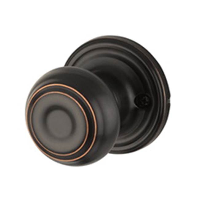 Yale Maguire Rosette with Keyed Lewiston Knob, Kwikset Keyway, Oil Rubbed Bronze