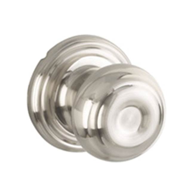 Yale Expressions - Yale Maguire Rosette with Keyed Lewiston Knob, Kwikset Keyway, Satin Nickel - Satin Nickel