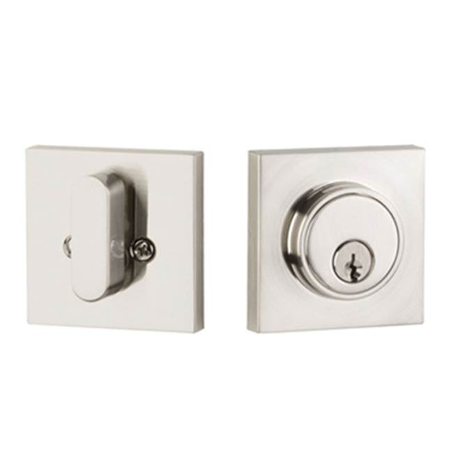 Yale Expressions - Yale Marcel Single Cylinder Deadbolt, Weiser Keyway, Satin Nickel - Satin Nickel