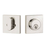 Yale Expressions - Yale Marcel Single Cylinder Deadbolt, Weiser Keyway, Satin Nickel - Satin Nickel