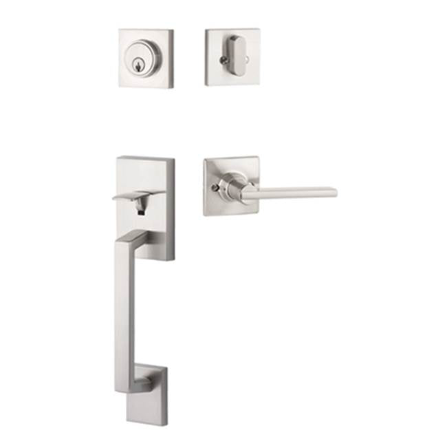Yale Expressions - Yale Marcel Single Cylinder Entry Set with Nils Lever, Satin Nickel - Satin Nickel
