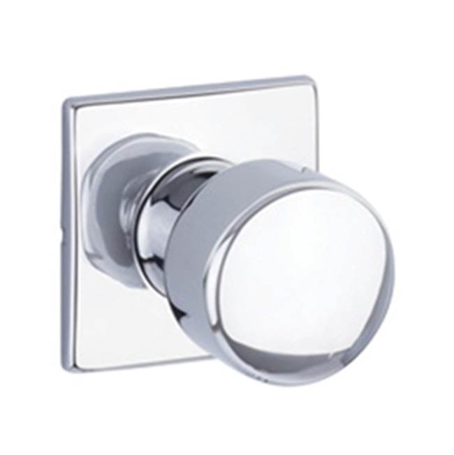 Yale Expressions - Yale Marcel Rosette with Keyed Dylan Knob, Weiser Keyway, Polished Chrome - Polished Chrome