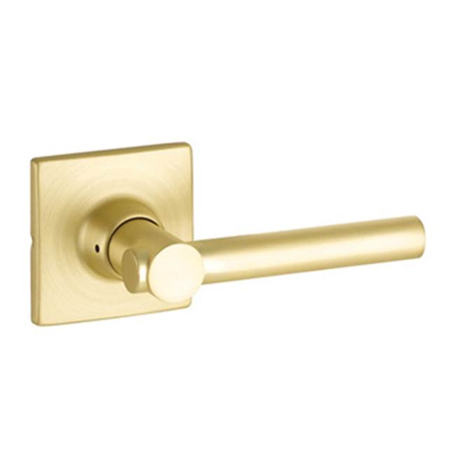 Yale Expressions - Yale Marcel Rosette with Keyed Holden Lever, Kwikset Keyway, Satin Brass - Satin Brass