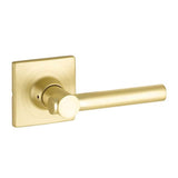 Yale Expressions - Yale Marcel Rosette with Keyed Holden Lever, Kwikset Keyway, Satin Brass - Satin Brass
