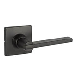 Yale Expressions - Yale Marcel Rosette with Keyed Nils Lever, Kwikset Keyway, Flat Black - Flat Black