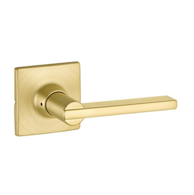 Yale Expressions - Yale Marcel Rosette with Keyed Nils Lever, Kwikset Keyway, Satin Brass - Satin Brass