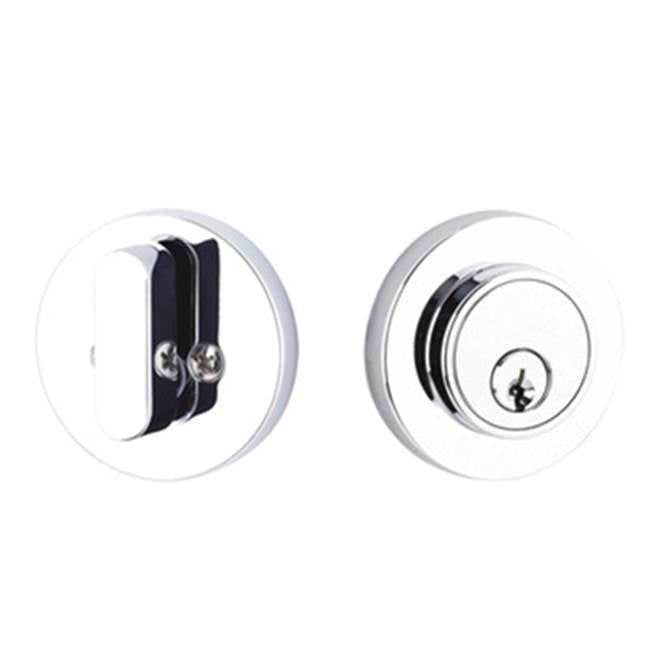 Yale Expressions - Yale Owen Single Cylinder Deadbolt, Weiser Keyway, Polished Chrome - Polished Chrome