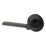 Yale Owen Rosette with Privacy Nils Lever, Satin Nickel