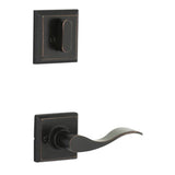 Yale Expressions - Yale Ellington Single Cylinder Interior Trim Pack with Brunswick Lever Right Handed, Oil Rubbed Bronze - Oil Rubbed Bronze