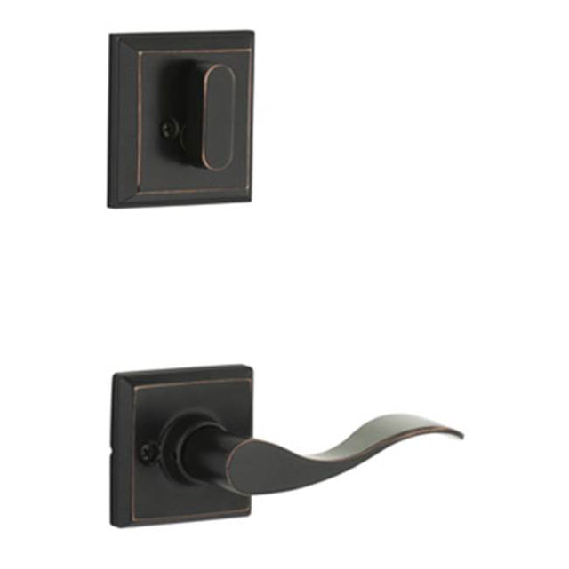 Yale Expressions - Yale Ellington Single Cylinder Interior Trim Pack with Brunswick Lever Right Handed, Oil Rubbed Bronze - Oil Rubbed Bronze