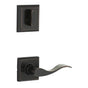 Yale Expressions - Yale Ellington Single Cylinder Interior Trim Pack with Brunswick Lever Right Handed, Oil Rubbed Bronze - Oil Rubbed Bronze