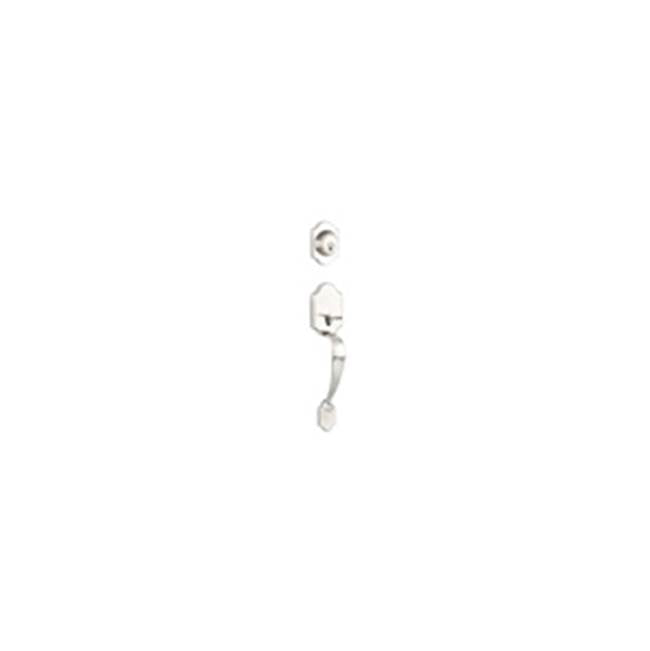 Yale Expressions - Yale Everly Single Cylinder Exterior Entry Set, Satin Nickel - Satin Nickel